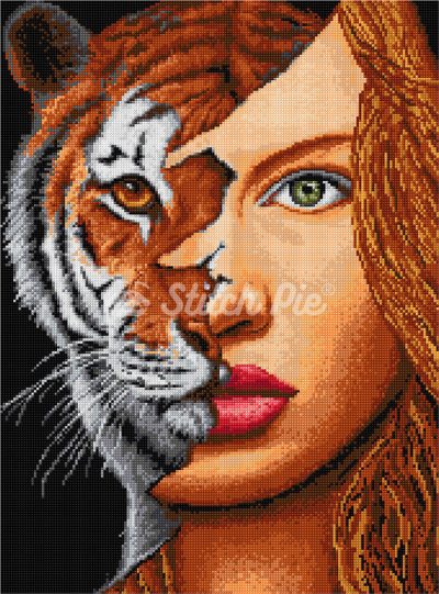 Between worlds (digital pattern)