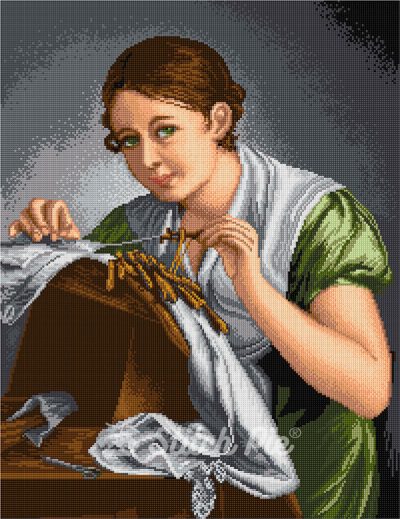 The Lacemaker (digital pattern)