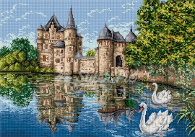 Satzvey Castle (digital pattern)