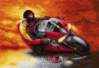 Motorbike (digital pattern)