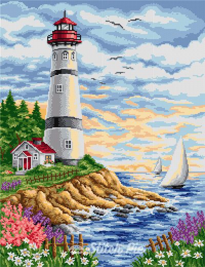 Old Lighthouse (digital pattern)