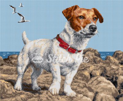 Jack Russel Terrier Dog (digital pattern)