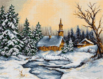 Winter Landscape (digital pattern)