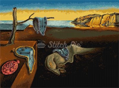 The Persistence of Memory (Dali) (digital pattern)