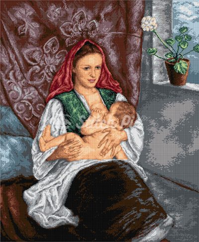 Bulgarian Madonna (digital pattern)